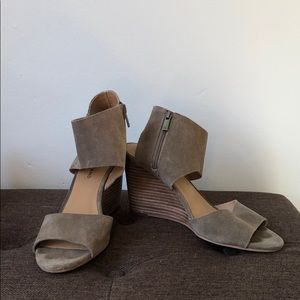 Lucky Brand Open Toe Wedge